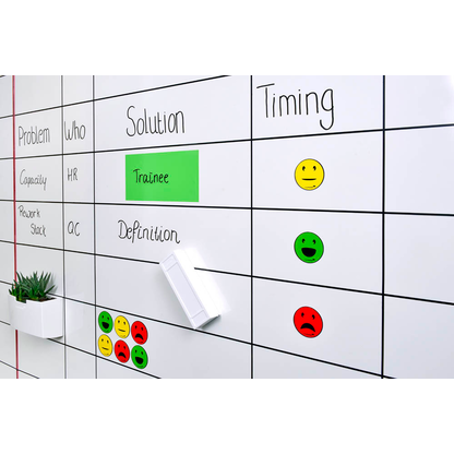 Artikelbild 5 für Legamaster Agile Smiley gemischt Magnete Motiv, Kunststoff Ø 5,0 cm, 6 St., Artikelnummer 156394