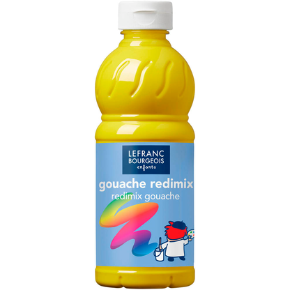 Artikelbild für LEFRANC BOURGEOIS Gouache Liquide Redimix Temperafarbe gelb 500,0 ml, Artikelnummer 202222