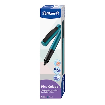 Artikelbild 2 für Pelikan Pina Colada Tintenroller petrol-metallic 0,7 mm, Schreibfarbe: blau, 1 St., Artikelnummer 682532