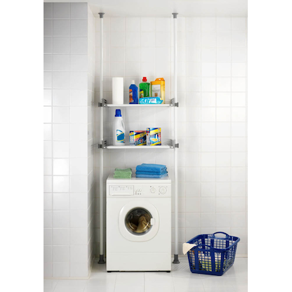 Artikelbild 5 für WENKO Teleskop-Garderobe Herkules Twin 50612100 grau Metall 73,0 - 120,0 x 165,0 - 300,0 cm, Artikelnummer 664761