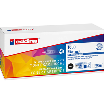 Artikelbild 2 für edding EDD-1050 schwarz Toner kompatibel zu brother TN-2320/2310, Artikelnummer 439291