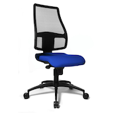 Artikelbild 1 für Topstar Bürostuhl Syncro Net, SN100 T38 Stoff blau, Gestell schwarz, Artikelnummer 612402