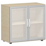 Artikelbild 1 für geramöbel Aktenschrank Flex, S-382800-GTA ahorn, Acrylglas satiniert 1 Fachboden 80,0 x 42,0 x 75,2 cm, Artikelnummer 875803