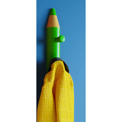 Artikelbild 2 für VCM my home Wandgarderobe Stifto 912507 grün Holz 3 Haken 37,0 x 5,0 cm, Artikelnummer 387383