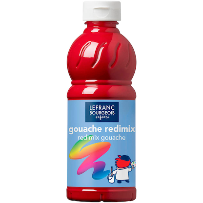 Artikelbild für LEFRANC BOURGEOIS Gouache Liquide Redimix Temperafarbe rot 500,0 ml, Artikelnummer 202137