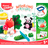 Artikelbild 1 für maped Knete MODELING FRIENDS farbsortiert, 5 Farben 4x 18,0 g und 1x 31,0 g & Zubehör, Artikelnummer 701811