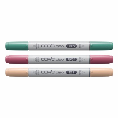Artikelbild 2 für COPIC® Ciao Vibrant Palette Layoutmarker-Set farbsortiert 1,0 + 6,0 mm, 3 St., Artikelnummer 361499