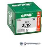 Artikelbild 1 für SPAX® Universalschrauben T10 Senkkopf WIROX 1191010300125 3 mm x 12 mm, 1.000 St., Artikelnummer 395444