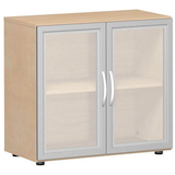 Artikelbild 1 für geramöbel Aktenschrank Flex, S-382800-GTB buche, Acrylglas satiniert 1 Fachboden 80,0 x 42,0 x 75,2 cm, Artikelnummer 875810