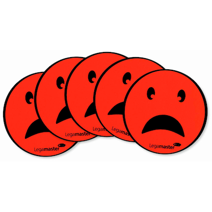 Artikelbild 2 für Legamaster Agile Smiley gemischt Magnete Motiv, Kunststoff Ø 5,0 cm, 6 St., Artikelnummer 156394