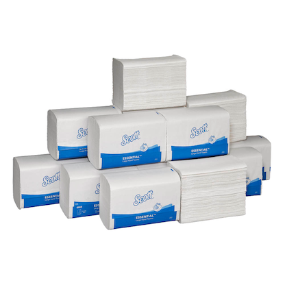 Artikelbild 4 für Scott® Papierhandtücher 6617 ESSENTIAL Interfold-Falzung 1-lagig 5.100 Tücher, Artikelnummer 939272