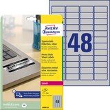 Artikelbild 1 für 960 AVERY Zweckform Typenschildetiketten L6009-20 silber 45,7 x 21,2 mm, Artikelnummer 345546
