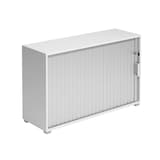 Artikelbild 1 für röhr Imperia Rollladenschrank weiß, silber 1 Fachboden 120,0 x 40,0 x 74,5 cm, Artikelnummer 186361