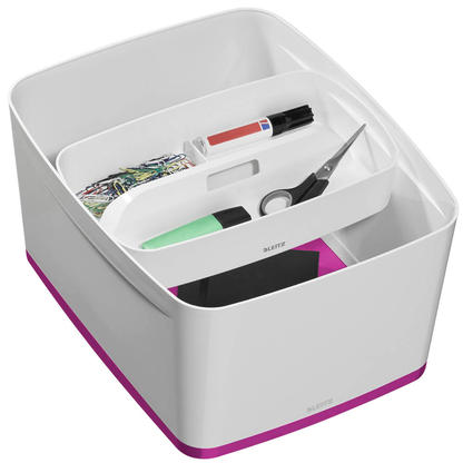 Artikelbild 10 für AKTION: LEITZ MyBox Aufbewahrungsbox 18,0 l perlweiß/pink 38,5 x 31,8 x 19,8 cm mit Prämie nach Registrierung, Artikelnummer 403156