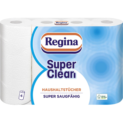 Artikelbild 5 für Regina Küchenrollen Super Clean 3-lagig, 4 Rollen, Artikelnummer 311276
