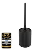 Artikelbild 1 für WENKO WC-Garnitur Belluno schwarz Stein, Artikelnummer 814303