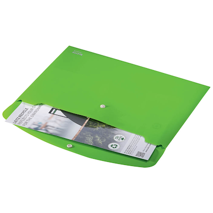 Artikelbild 2 für AKTION: LEITZ Dokumententasche Recycle 4678 DIN A4 grün genarbt mit Prämie nach Registrierung, Artikelnummer 854416