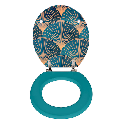 Artikelbild 2 für WENKO WC-Sitz Aira blau, Motiv, Artikelnummer 814992