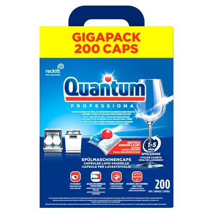 Artikelbild 17 für Quantum Professional Caps Spülmaschinentabs 2x100 St., Artikelnummer 535009