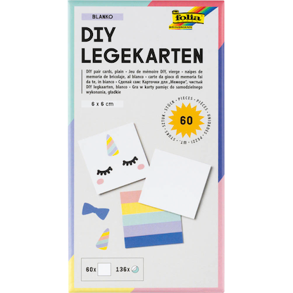 Artikelbild 13 für folia Bastelset Blanko DIY Legekarten blanko, Artikelnummer 719429