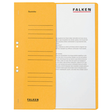 Artikelbild 1 für FALKEN Ösenhefter Karton gelb DIN A4, halber Deckel, 50 St., Artikelnummer 949952