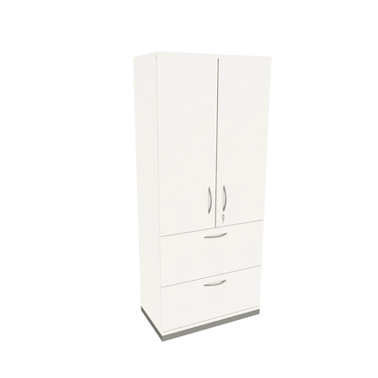 Artikelbild 18 für fm Aktenschrank Sidney, 4260429769865 weiß 2 Fachböden 80,0 x 44,2 x 186,9 cm, Artikelnummer 414047