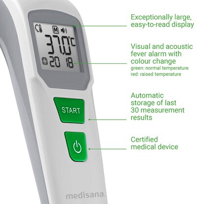 Artikelbild 5 für medisana TM 762 Infrarot-Stirnthermometer weiß, Artikelnummer 858072