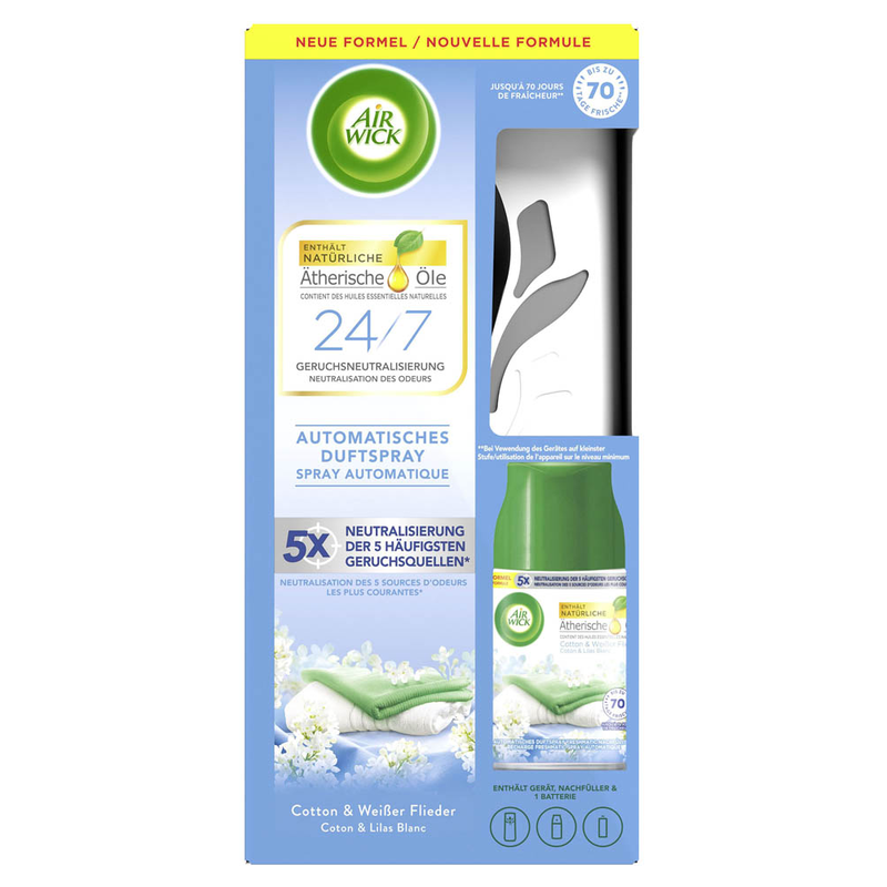 AIRWICK Duftspender Freshmatic Max blumig 250 ml, Set office