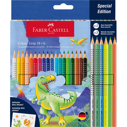 Artikelbild 2 für FABER-CASTELL Colour Grip Buntstifte farbsortiert, 24 St., Artikelnummer 278149