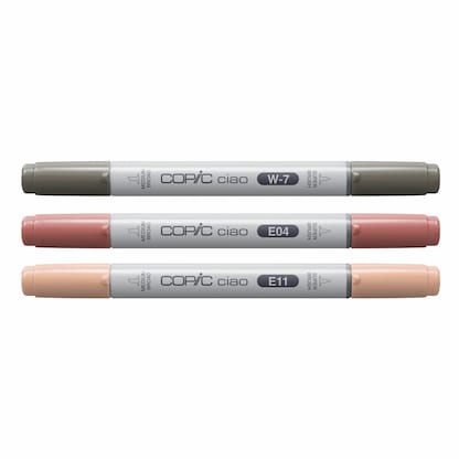Artikelbild 2 für COPIC® Ciao Warm Palette Layoutmarker-Set farbsortiert 1,0 + 6,0 mm, 3 St., Artikelnummer 361529