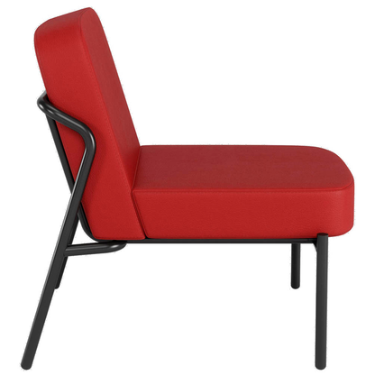 Artikelbild 2 für medso powered by PAPERFLOW Sessel MEDSO S Rund rot schwarz Kunstleder, 1 St., Artikelnummer 522189