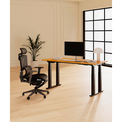 Artikelbild 3 für FlexiSpot E7 Plus elektrisch höhenverstellbares Schreibtischgestell schwarz ohne Tischplatte, Kufen-Gestell schwarz 99,0 - 159,0 x 68,0 cm, Artikelnummer 656516