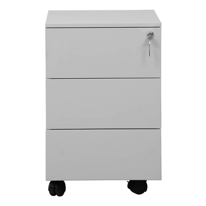 Artikelbild für Gürkan Rollcontainer lichtgrau 3 Auszüge 40,0 x 60,0 x 61,0 cm, Artikelnummer 564839