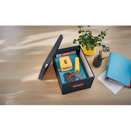 Artikelbild 2 für AKTION: LEITZ Click & Store Cosy Aufbewahrungsbox 18,5 l grau 28,1 x 37,0 x 20,0 cm mit Prämie nach Registrierung, Artikelnummer 652392