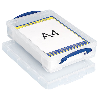 Artikelbild 7 für Really Useful Box Aufbewahrungsbox 4,0 l transparent 39,5 x 25,5 x 8,8 cm, Artikelnummer 253831