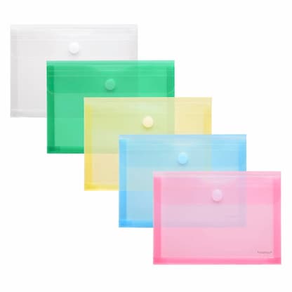 Artikelbild 3 für 10 FolderSys Dokumententaschen DIN A5 farbsortiert glatt 0,20 mm, Artikelnummer 396205