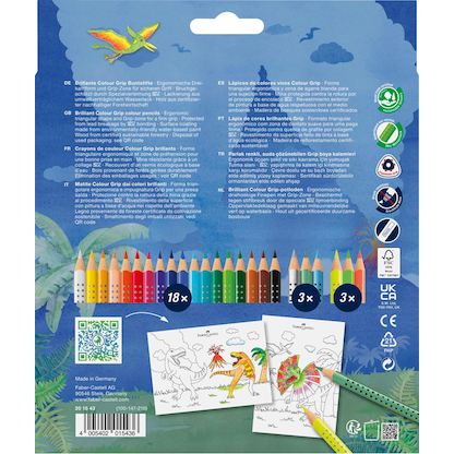 Artikelbild 2 für FABER-CASTELL Colour Grip Buntstifte farbsortiert, 24 St., Artikelnummer 278149