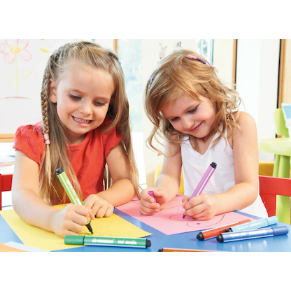 Artikelbild 9 für STABILO Trio® Scribbi Filzstifte farbsortiert, 8 St., Artikelnummer 603600