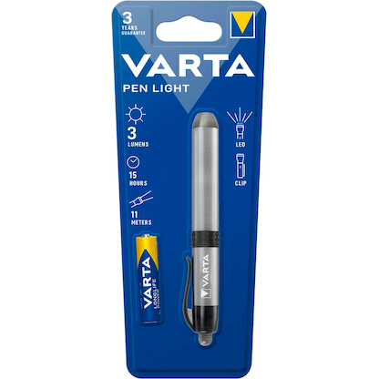 Artikelbild 4 für VARTA PEN LIGHT LED Taschenlampe silber 11,7 cm, 3 Lumen, Artikelnummer 146498