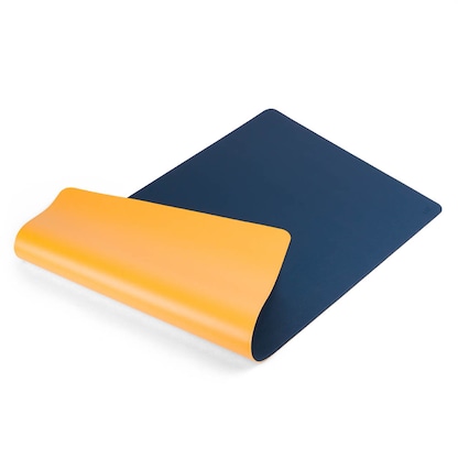 Artikelbild 3 für sax design Schreibtischunterlage blau/gelb Kunstleder 90,0 x 45,0 cm, 1 St., Artikelnummer 517217