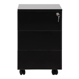 Artikelbild 1 für Gürkan Rollcontainer schwarz 3 Auszüge 40,0 x 60,0 x 61,0 cm, Artikelnummer 564841