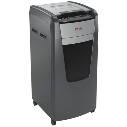 Artikelbild 2 für AKTION: Rexel Optimum AutoFeed+ 750X Aktenvernichter mit Partikelschnitt P-4, 4 x 28 mm, schwarz mit 130 Euro CashBack, Artikelnummer 429831