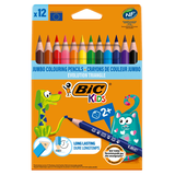 Artikelbild 1 für BIC Kids Evolution Triangle Buntstifte farbsortiert, 12 St., Artikelnummer 778647