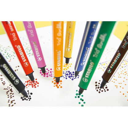 Artikelbild 11 für STABILO Trio® Scribbi Filzstifte farbsortiert, 8 St., Artikelnummer 603600