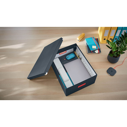 Artikelbild 2 für AKTION: LEITZ Click & Store Cosy Aufbewahrungsbox 32,0 l grau 36,9 x 48,2 x 20,0 cm mit Prämie nach Registrierung, Artikelnummer 652427