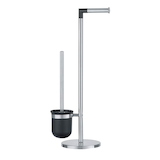 Artikelbild 1 für WENKO WC-Garnitur Parus silber Metall, Artikelnummer 815393