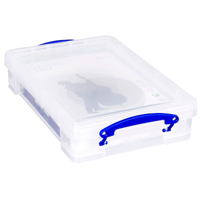 Artikelbild 9 für Really Useful Box Aufbewahrungsbox 4,0 l transparent 39,5 x 25,5 x 8,8 cm, Artikelnummer 253831