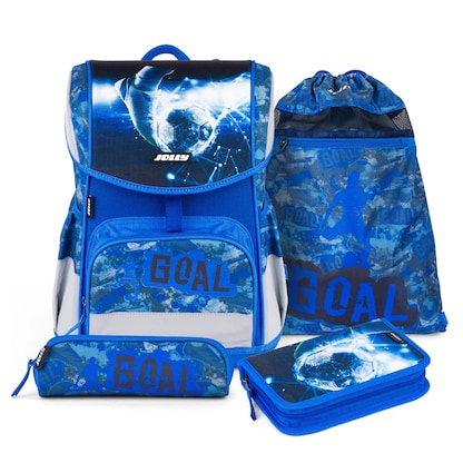 Artikelbild 5 für JOLLY Schulranzen-Set ERGONOMIC FLEXI Kunstfaser blau, Artikelnummer 301026