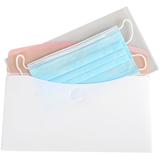 Artikelbild 1 für 6 tarifold Maskentaschen antimikrobiell DIN lang transparent genarbt 0,12 mm, Artikelnummer 329534