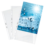 Artikelbild 1 für 50 DURABLE Prospekthüllen Premium DIN A4 überbreit glasklar glatt 0,08 mm, Artikelnummer 392963
